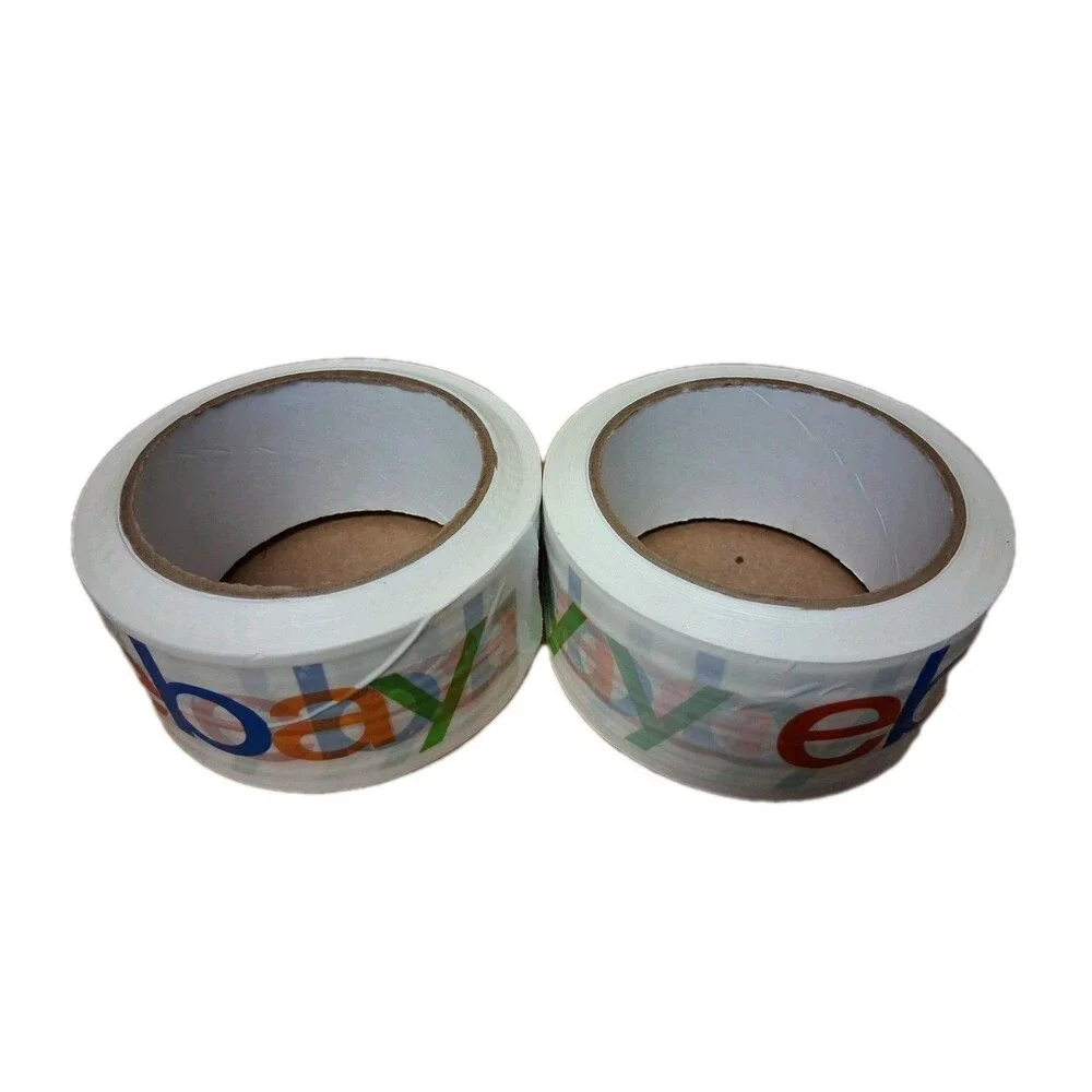 ebay Branded Packaging Tape with Color Logo 75Yds x 2 in. ( 2 Rolls)